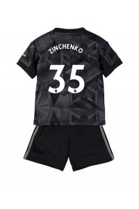 Arsenal Oleksandr Zinchenko #35 Babyklær Borte Fotballdrakt til barn 2022-23 Korte ermer (+ Korte bukser)